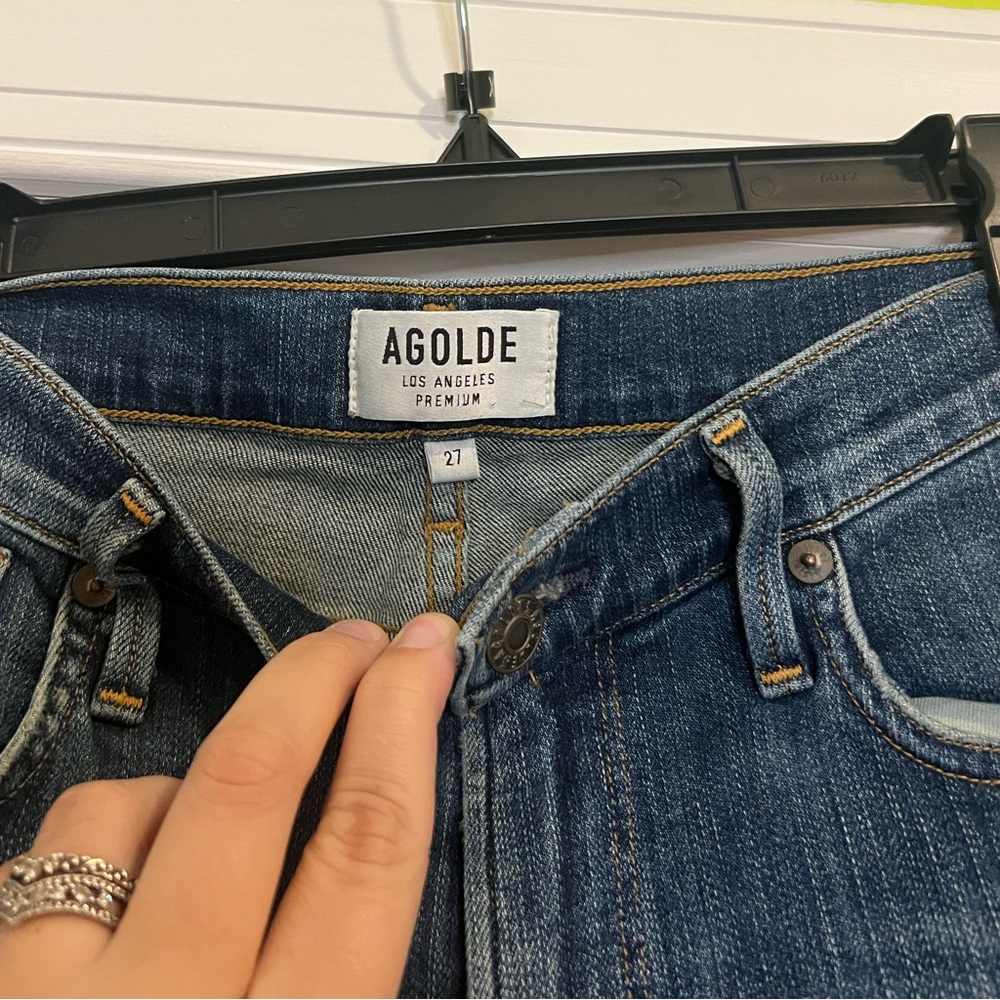 AGOLDE Skinny Distressed Jeans - Picture 3 of 4